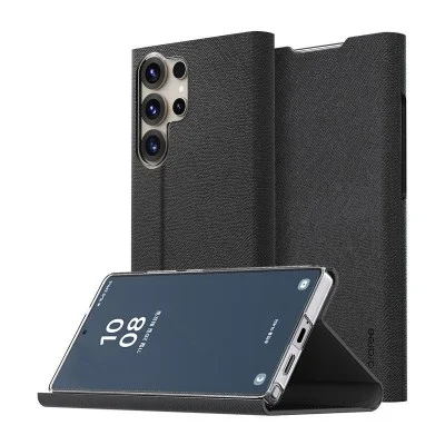 Cover Samsung S25 Ultra Bonnet Diary Case Araree - Black